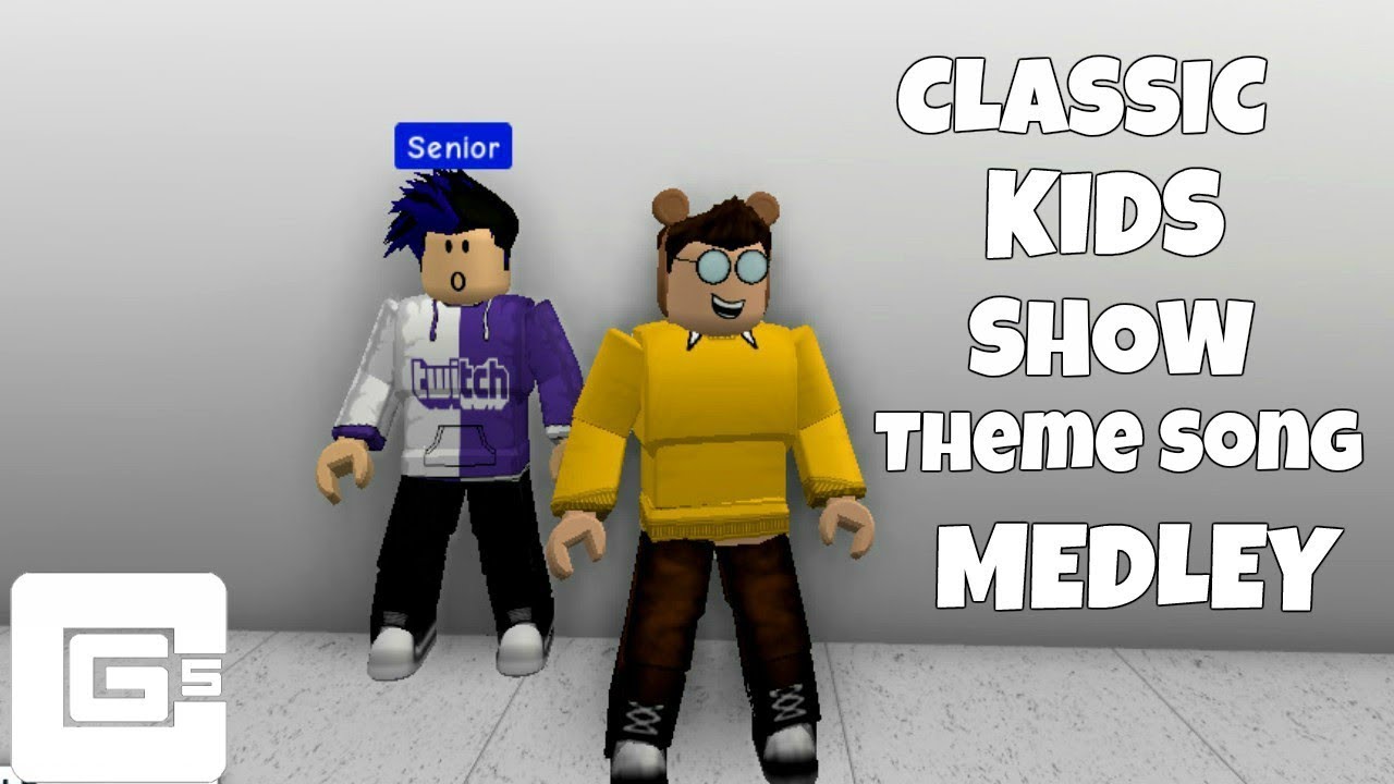 Roblox Classic Kids Show Theme Song Medley Ft Dagames Cg5 Youtube - bob the buileder theme song code for roblox how to get free