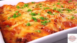 The Best Baked Spaghetti Recipe Best Baked Spaghetti Meaty Cheesy Recipe