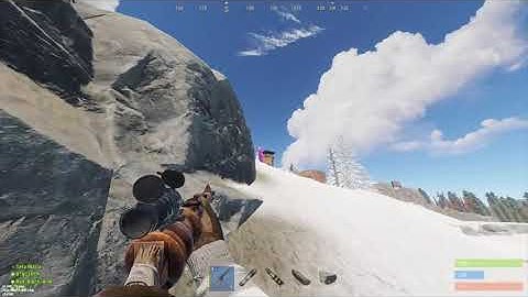 RUST 150m waterpipe slug headshot