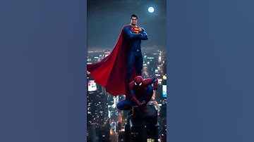 SPIDY BOY: When Superman and a Spider Collide - Epic Chaos Unleashed! #shorts