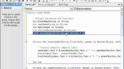 VB NET,Visual Basic Programming Tutorials06 05