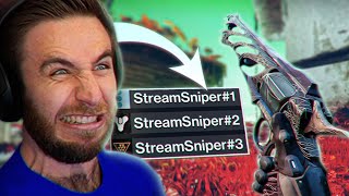 Destroying STREAM SNIPERS With TRIPLE Malfeasance!! (They