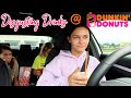 HOW MANY TIMES THROUGH DUNKIN DONUTS IN A DAY? THAT'S GROSS! EMMA AND ELLIE