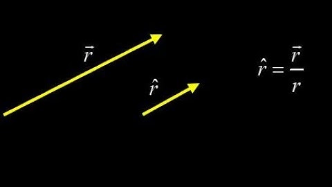 Physics vector math:  compute the unit vector of a vector in the same direction as the vector.