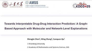 KDD 2025 - Towards Interpretable Drug-Drug Interaction Prediction: A Graph-Based Approach
