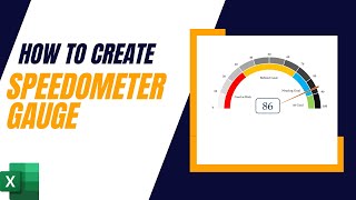 how to create a speedometer gauge in excel