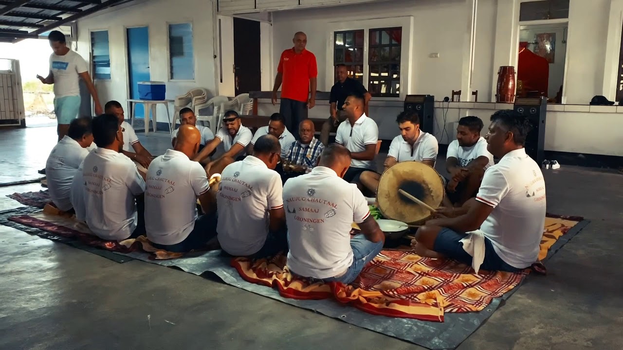 Naujug Chautaal Samaaj  in Nickerie Suriname Phagwa 2020