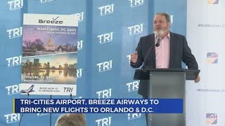 Breeze Airways bringing new nonstop flights to Tri-Cities Airport
