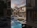 Modern Glass Box Residence From Wireframe to Reality #Shorts