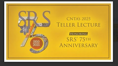 2025 Teller Lecture Keynote Video