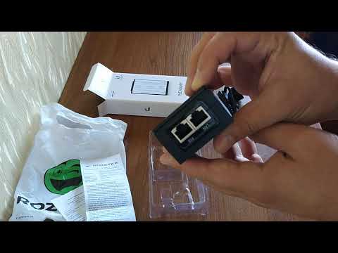 Распаковка Ubiquiti PoE 24V/1A 24W (POE-24-24W) из Rozetka Распаковка Ubiquiti PoE 24V/1A 24W (POE-24-24W) из Rozetka