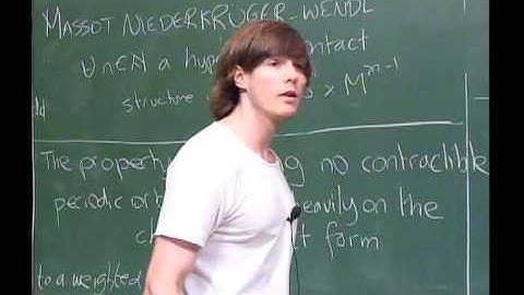 Workshop on Conservative Dynamics and Symplectic Geometry - Will Merry