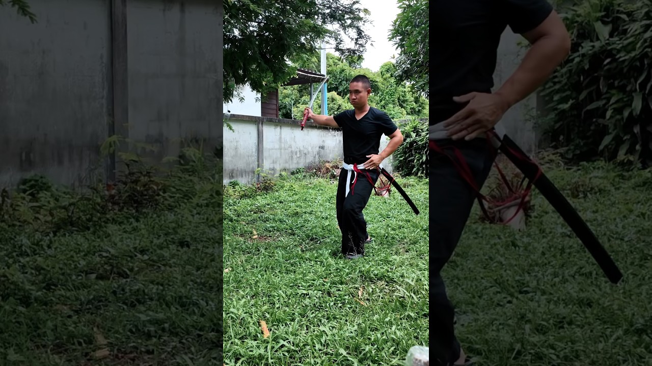 Katana Draw cut and vertical slash | O-chiburi #katanasword #videography  #cinematic #cinematicvideo