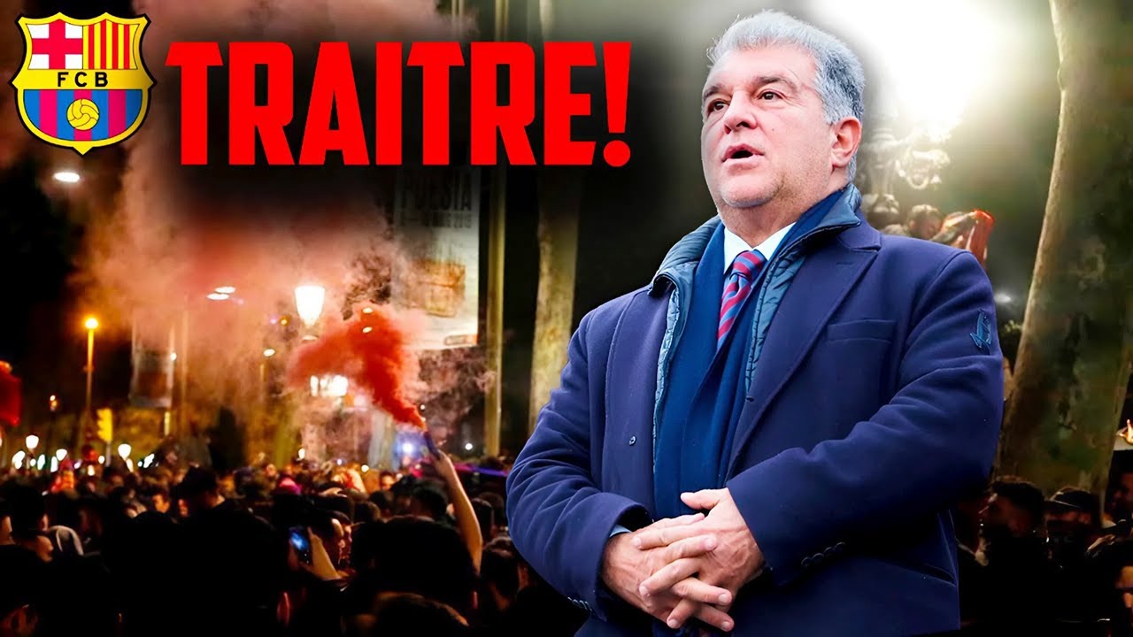 DERNIÈRE HEURE À BARCELONE! Les supporters furieux se retournent contre Laporta — DRO au PSG