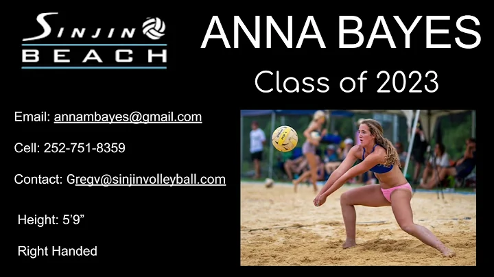 Anna Bayes Class of 2023 September 10-12 Sinjin Be...