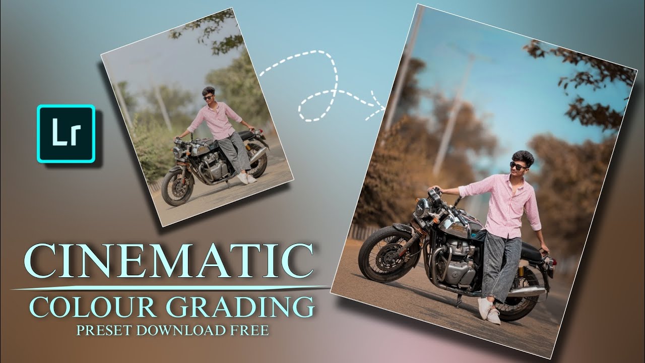Cinematic Lightroom colour grading photo editing//Lightroom preset download free//