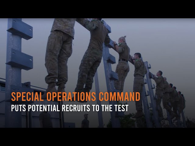 Special Operations Command puts potential recruits to the test class=