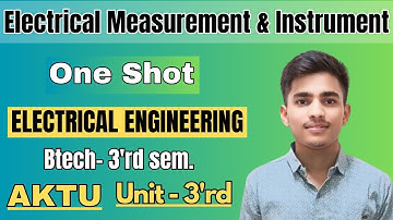 Unit-3 EMI one shot|Electrical measurements & instrumentation B-Tech-2