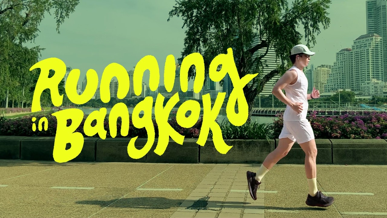 방콕에서 매일 러닝하는 여행객
