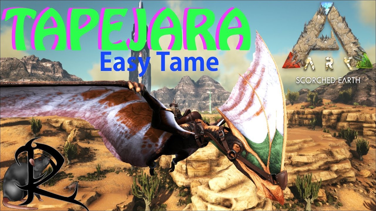 Ark Survival Evolve How to Tame a TAPEJARA the Easy