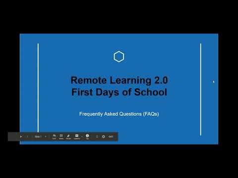 Fenton High School Remote Learning 2.0 FAQ's - YouTube
