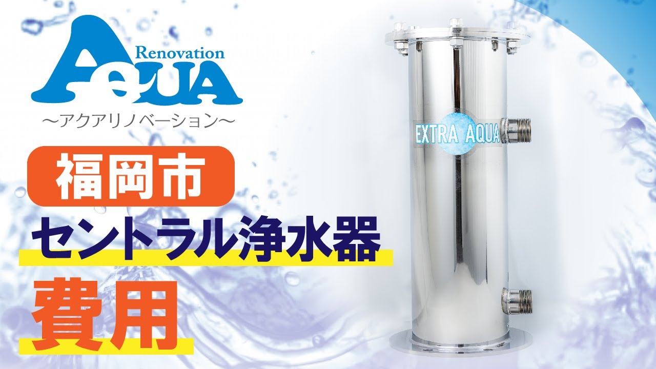 知っておいて欲しいセントラル浄水器の設置費用 | セントラル浄水器