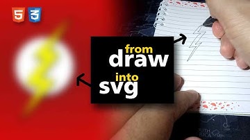 The Flash Logo from Draw into SVG Code with Animation #theflash @jmc23id