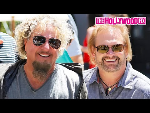 Sammy Hagar & Michael Anthony From 'Van Halen' Sign Autographs For Fans At The John Varvatos Auction