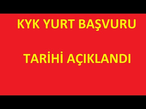 YURT BAŞVURU TARİHLERİ AÇIKLANDI. KYK YURT BAŞVURULARI NE ZAMAN?