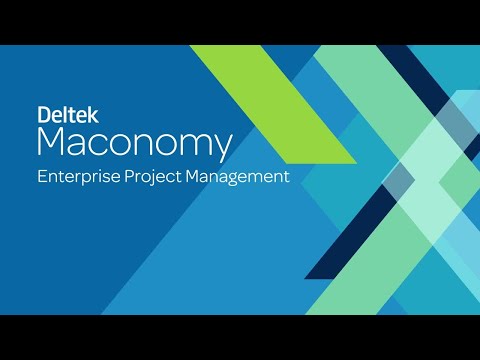 Deltek Maconomy Project Management