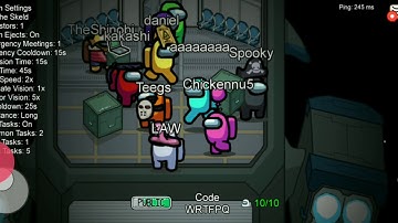 Among us hack with (😍supper eye big and speed😍)