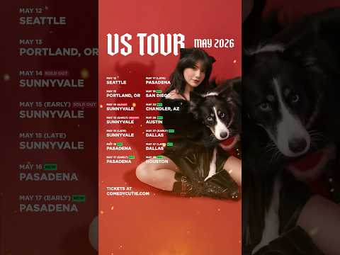 🇺🇸US TOUR FINAL ACCURATE DATES WITH NO TYPOS 😅🎟️ tickets at comedycutie.com #standup #comedy