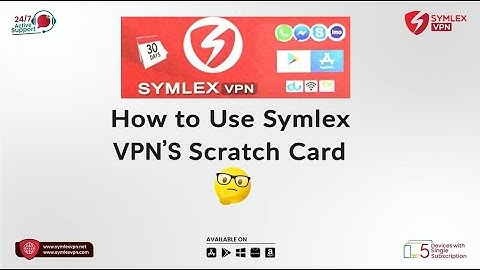 How to Use Symlex VPN Scratch Card | Best VPN Services for UAE