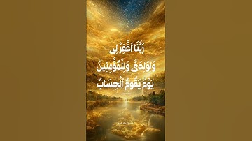 ربنا اغفر لي ولوالدي وللمؤمنين يوم يقوم الحساب #قرآن #أجمل تلاوة #دعاء_مستجاب #دعاء #dua #duaa