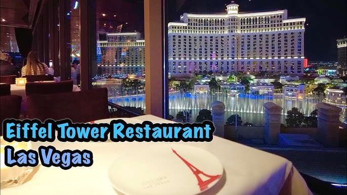 Iconic Table 56 at Eiffel Tower Restaurant, Paris Hotel (Vegas 2023) 