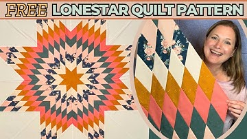Make an EASY Lone Star Quilt Pattern | No Y Seams!