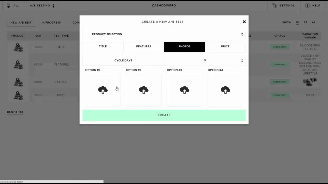 cashcowpro a/b testing