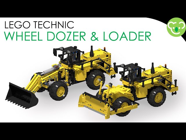 Common base Wheel dozer and Wheel loader - LEGO Technic MOC