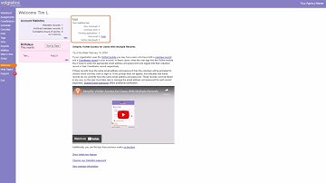 See Notifications on the Welcome Page