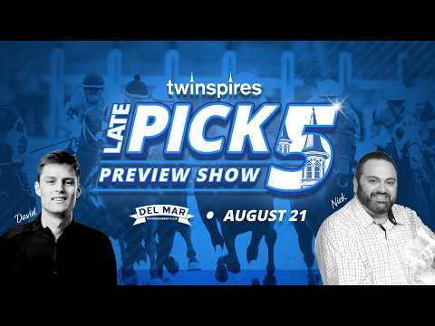 Del Mar Late Pick 5 Picks & Best Bets | Pacific Classic Day Betting Preview | TwinSpires Thumbnail