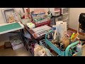 Craft Room Tour 2020 - Revised!  Rolling Cart Organization!  A Worthy Cause!