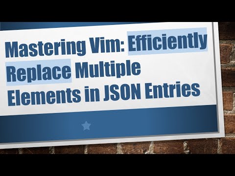 Mastering Vim: Efficiently