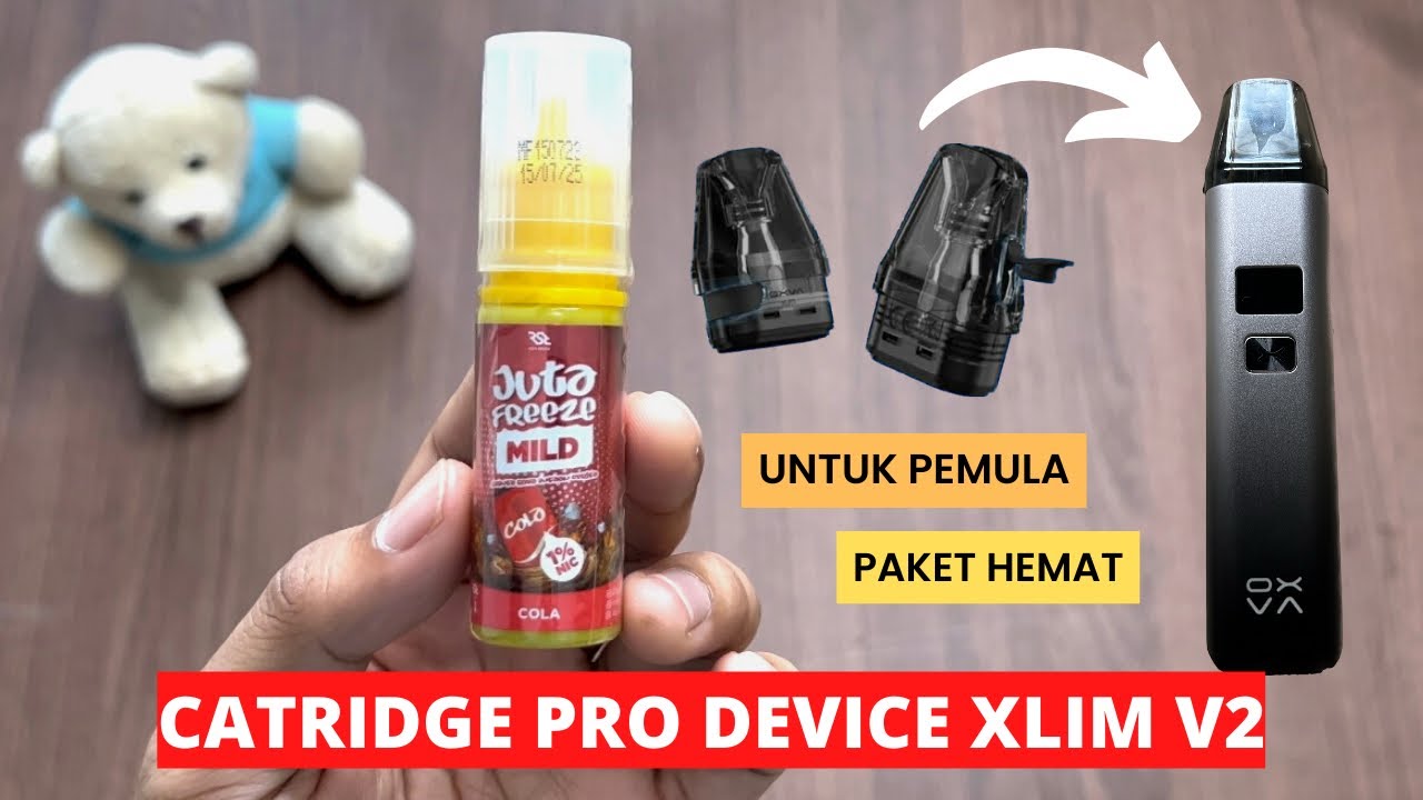 Pemula Wajib nonton , ilmu semua | Catrige pro pake ke xlim v2 dengan mild ( Ringan ) Liquid .