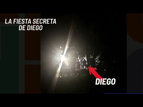 La fiesta secreta de Diego Maradona