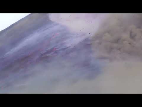 ?Majestic footage of the eruption of the volcano ??#?????? in ??#??????? ??#?????????