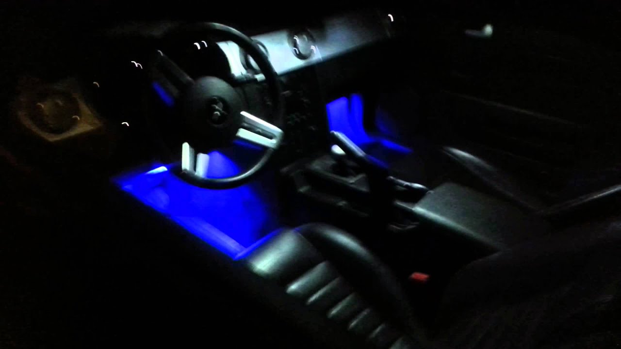07 Mustang Gt Interior Lights Youtube