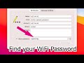 How to show Wi-Fi password on macOS