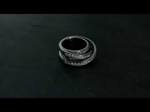 Video: Auksinis žiedas su Briliantais "Aristokratė 5"