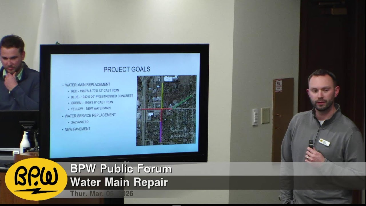 3-5-26 8th Street Water Main Replacement Public Meeting