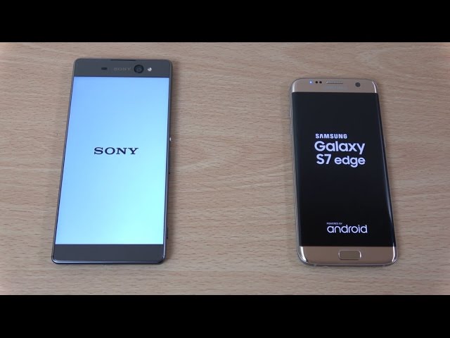 Sony Xperia XA Ultra vs Samsung Galaxy S7 - Speed & Camera Test! YouTube